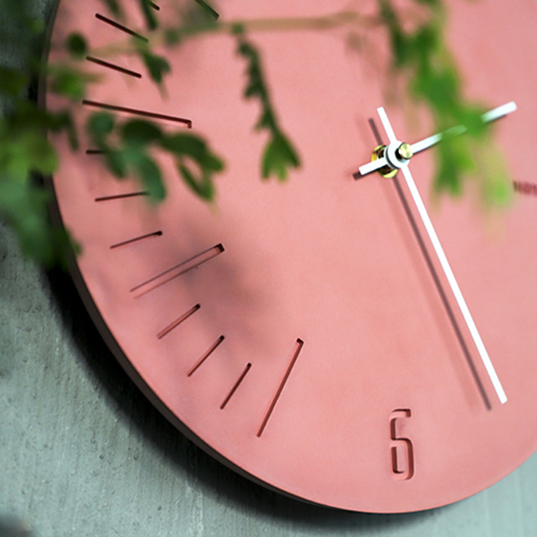 Cement Wall Clock The 28 cm diameter is perfectly proportioned so it won't overpower a room.
