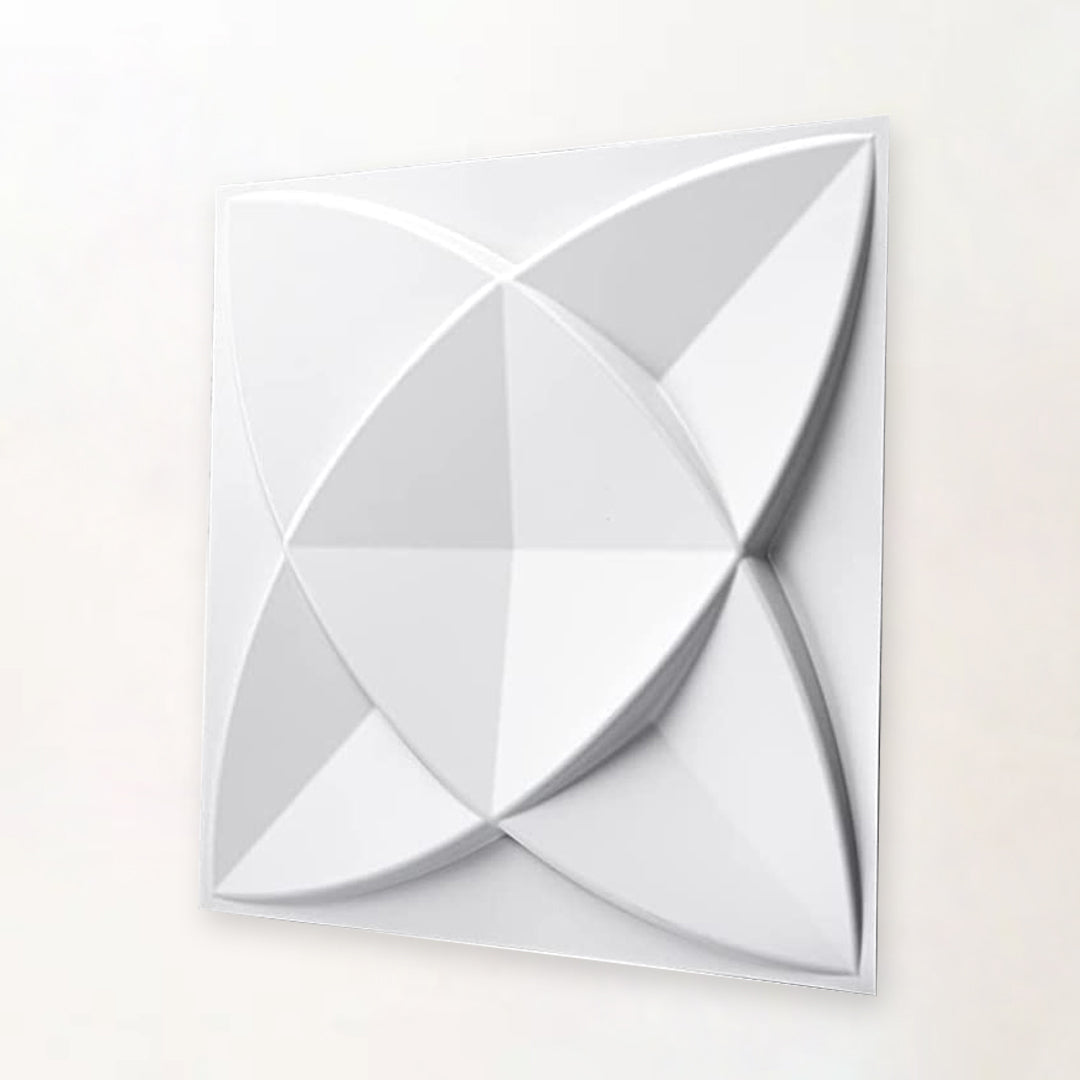 Flower Circle 3D PVC Wall Panel The Flower Circle 3D PVC Wall Panel by ArtDigest is paintable.