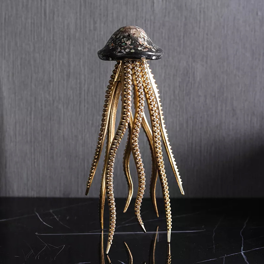 Flying Octopus Statue showcases highly detailed craftsmanship.