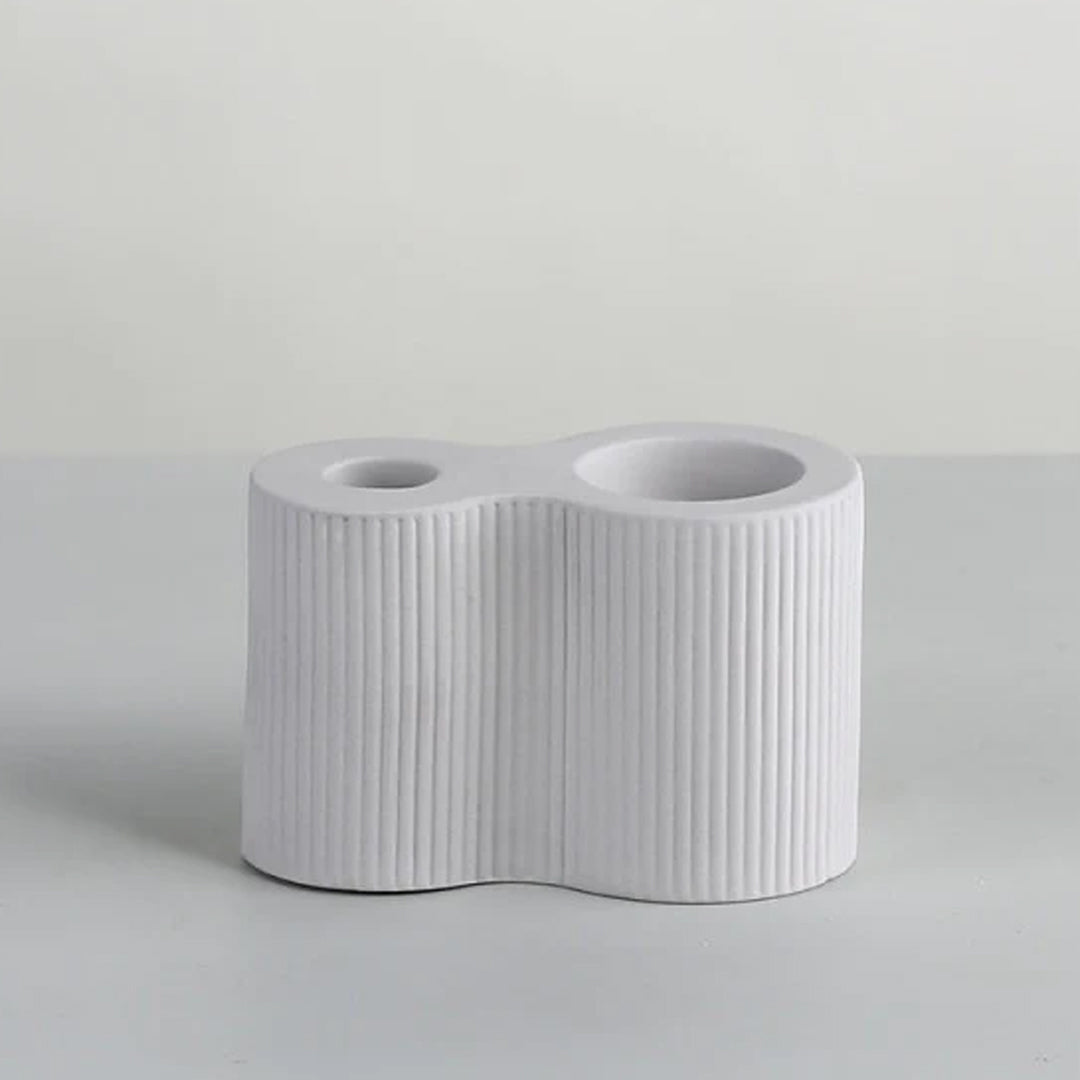 Lucide Candlestick Holder Material: Ceramic