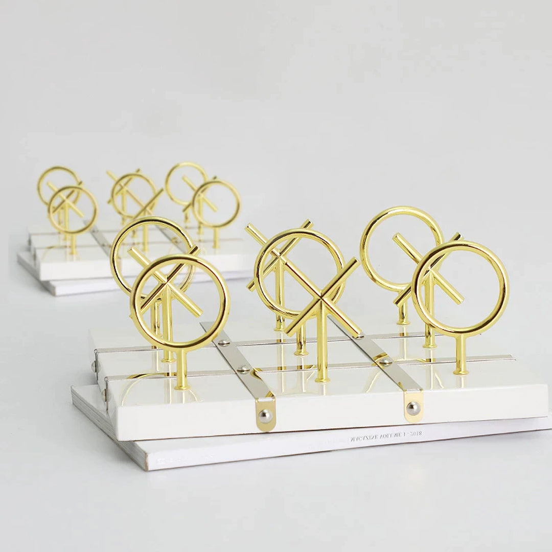 Gold Tic-Tac-Toe Game