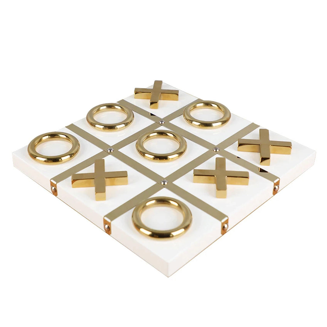 Gold Tic-Tac-Toe Game