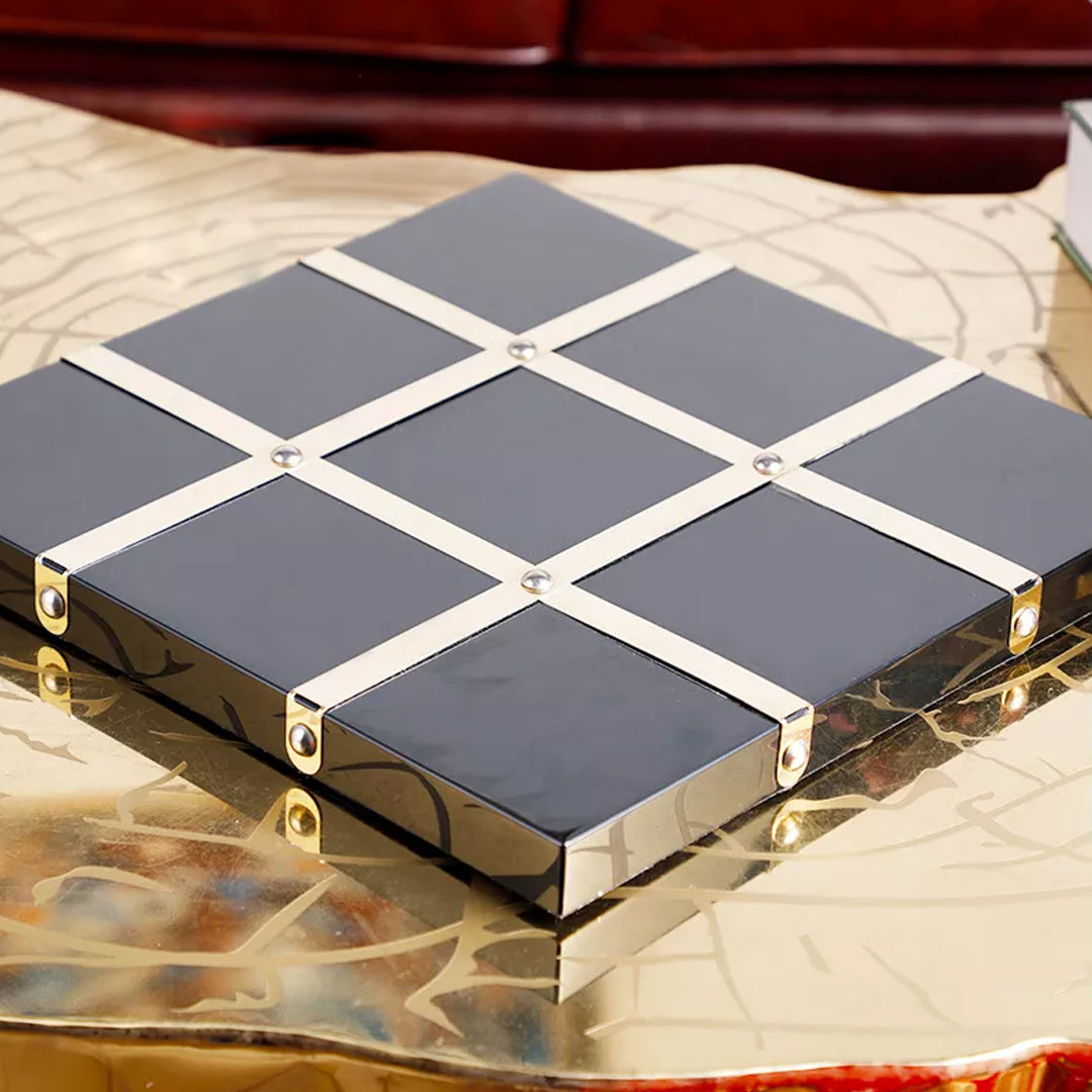 Metal Tic-Tac-Toe Game add a touch of class