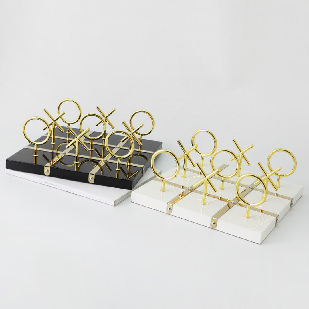 Gold Tic-Tac-Toe Game