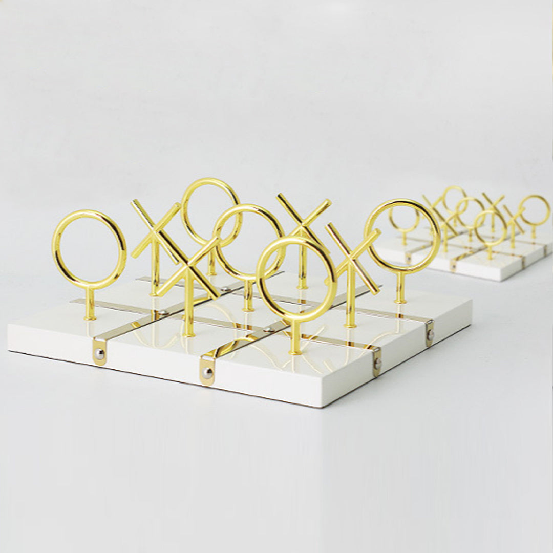 Gold Tic-Tac-Toe Game