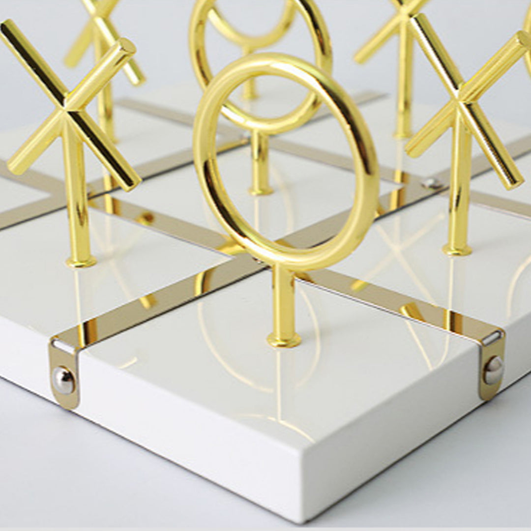 Gold Tic-Tac-Toe Game