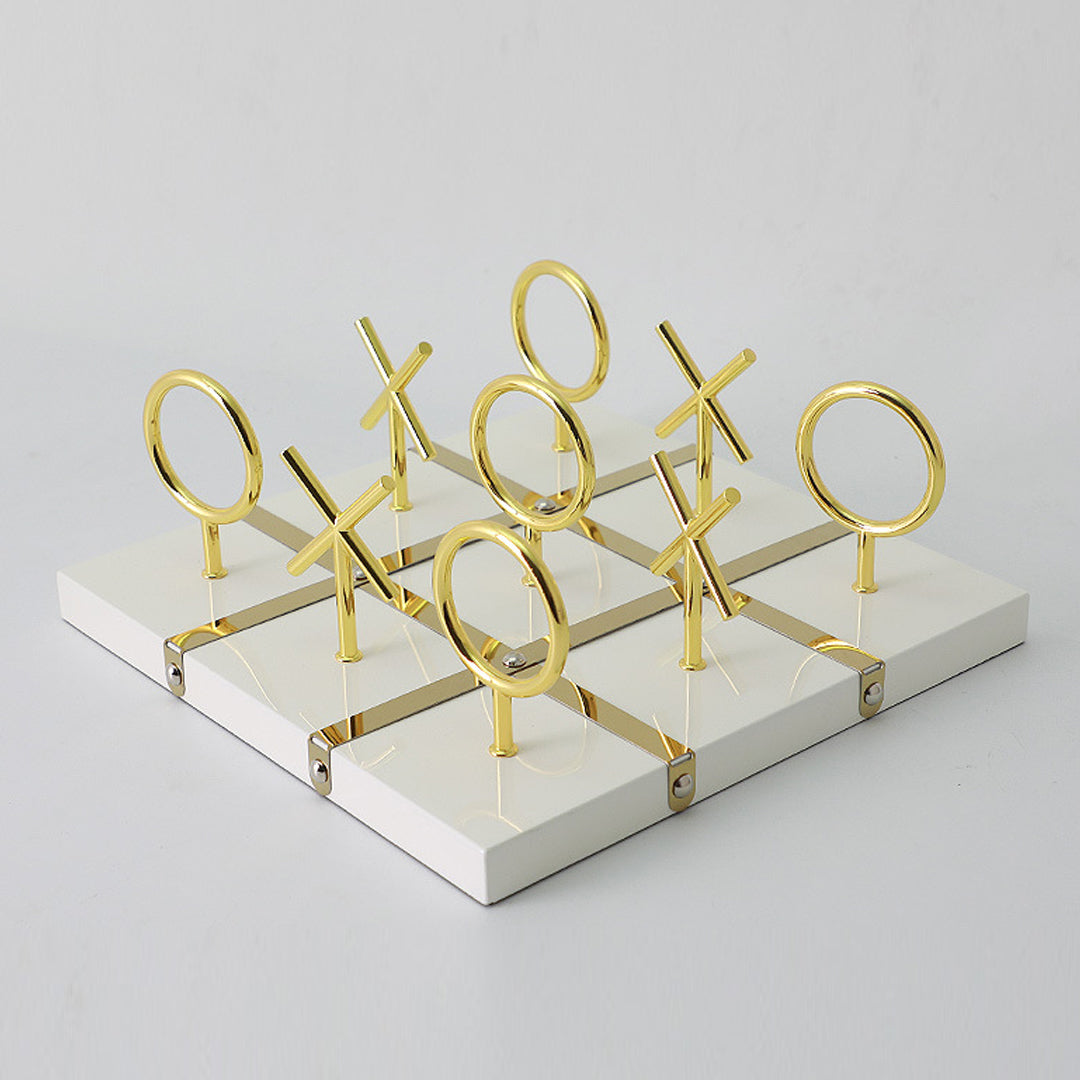 Gold Tic-Tac-Toe Game