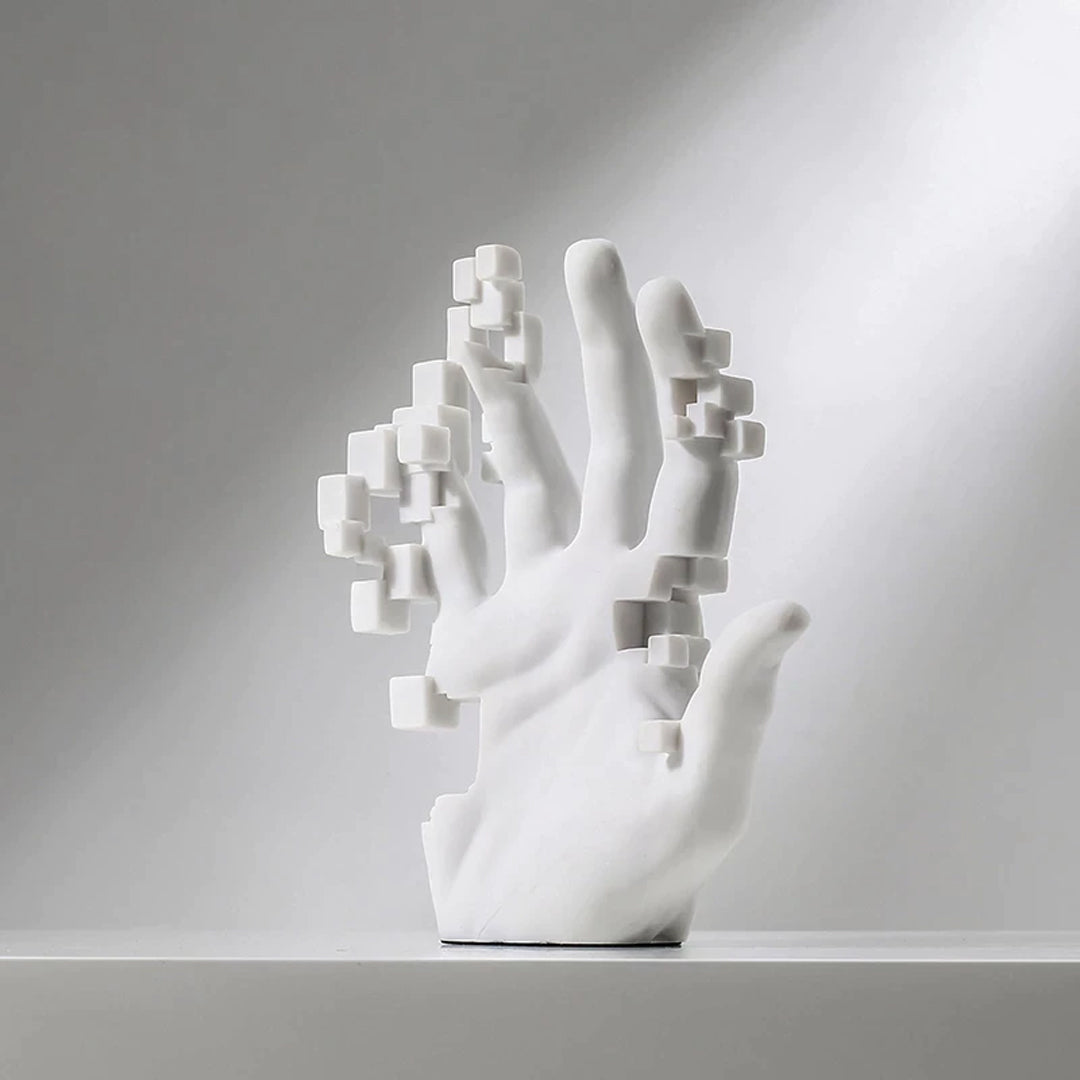 Mosaic Palm Sculpture made with only the finest quality resin