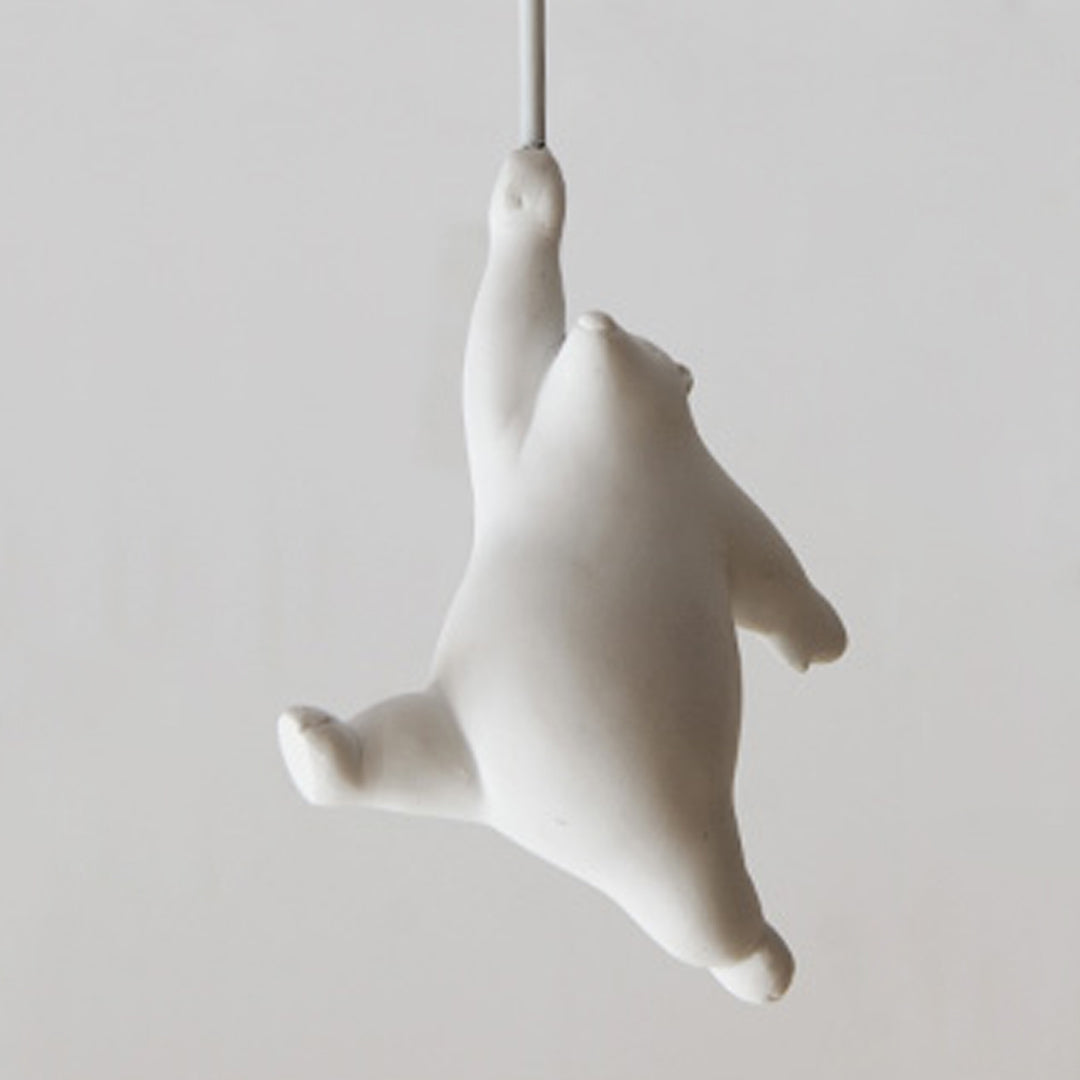 Nexa Cartoon Bear Ceiling Lampshade Small size: Ball diameter 5.1”, lamp pole length 1.9”