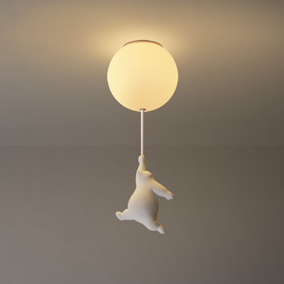 Nexa Cartoon Bear Ceiling Lampshade install this cute lampshade