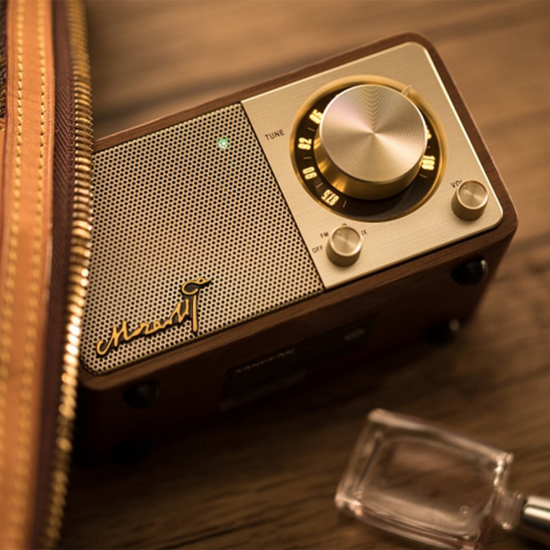 Retro Radio Soundbox Bluetooth Color Brown