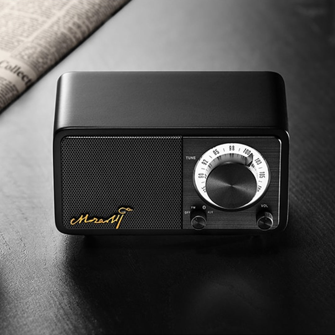 Retro Radio Soundbox Bluetooth with Rechargeable Battery Capacity 3.6V/2600mAh
