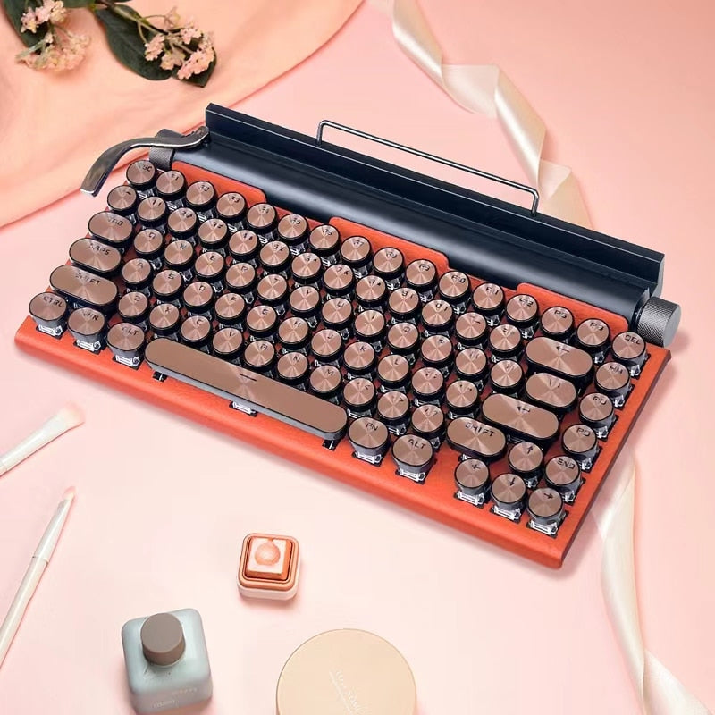 Retro Typewriter Keyboard with incredible durability
