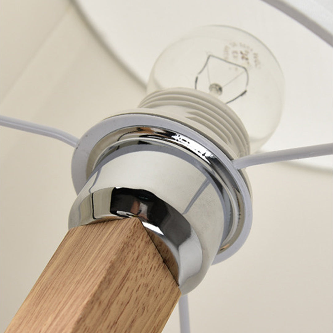 Robot Wooden Table Lamp with an all-around ambiance