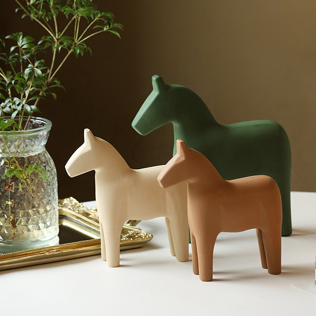 Trojan Horse Wooden Statue represents strength, spirit, and freedom