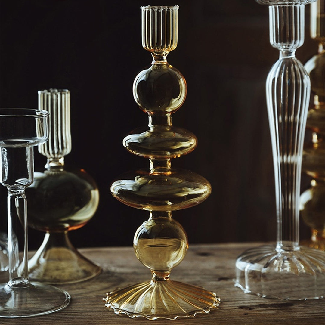 Vintage Candlelight Holders Used on holiday table