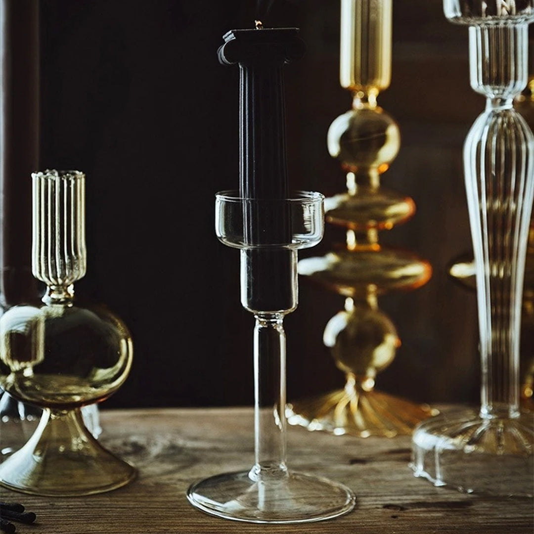 Vintage Candlelight Holders easy to clean up