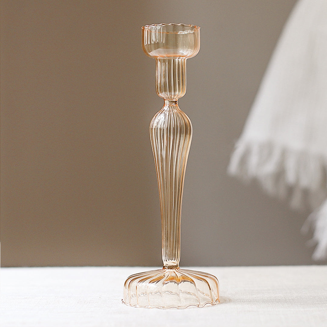 Vintage Candlelight Holders  visual effect of the high and low undulating candlelight