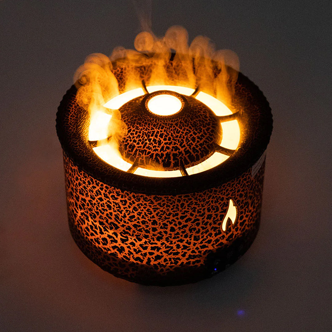 Volcano Diffuser with LED light to put life into new perspectives