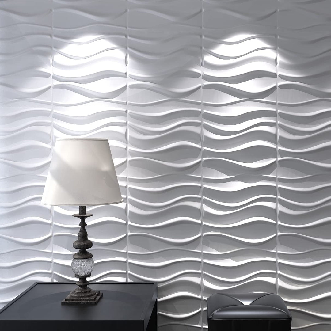 Wavy 3D PVC Wall Panel Content 50 pieces/carton