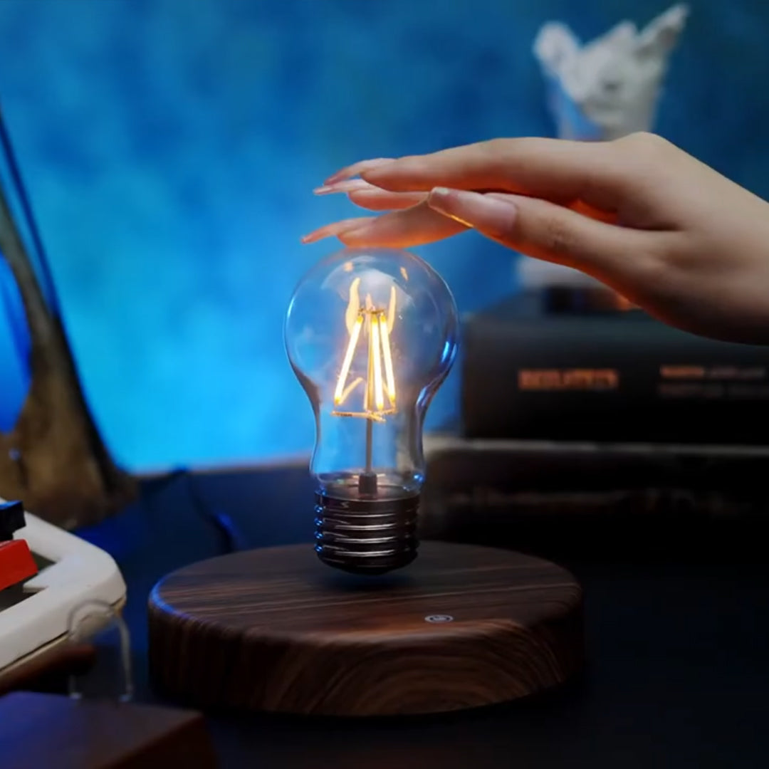 Floating Light Bulb Lamp our super bulb is safe for the eyes since it uses LED technology, which is extremely gentle.