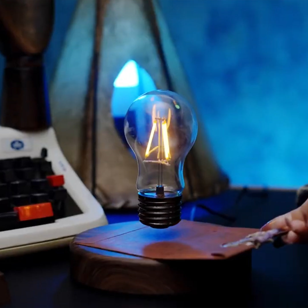 Floating Light Bulb Lamp Shipment Protected by InsureShield™.