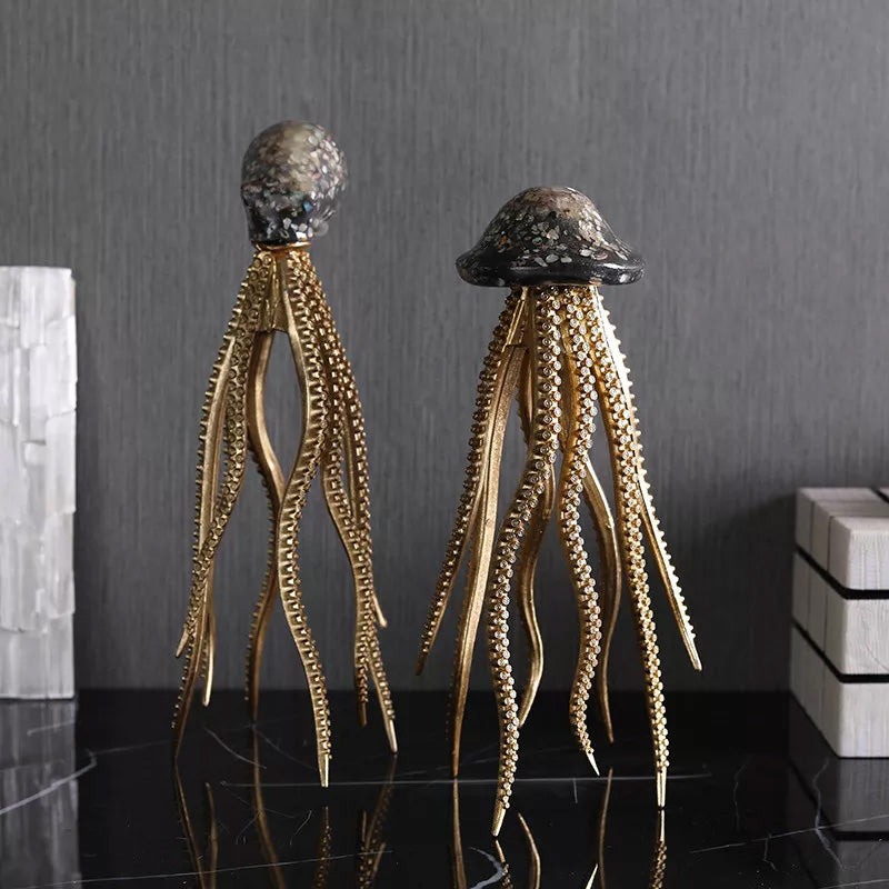 Flying Octopus Statue Each one is beautifully made with attention to detail.