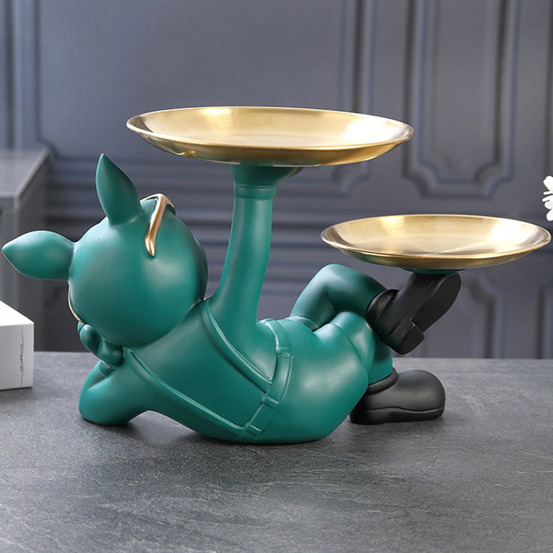 French Bulldog Metal Tray