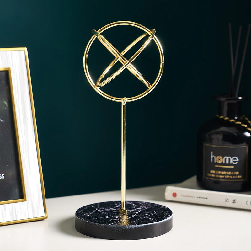 Golden Globe Healthy environmental marble base has strong durability.