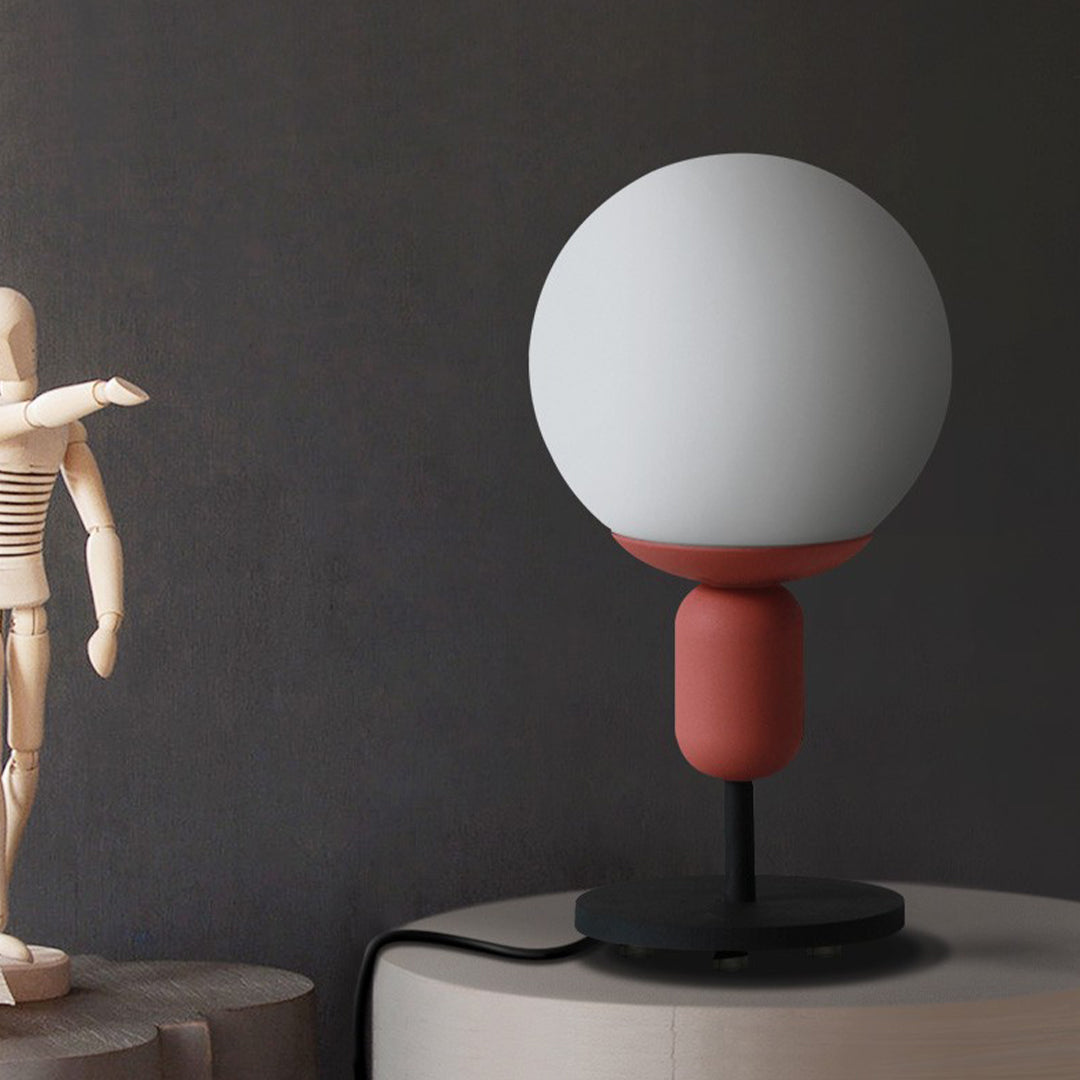 Macaron Ball Lamp with a lampshade