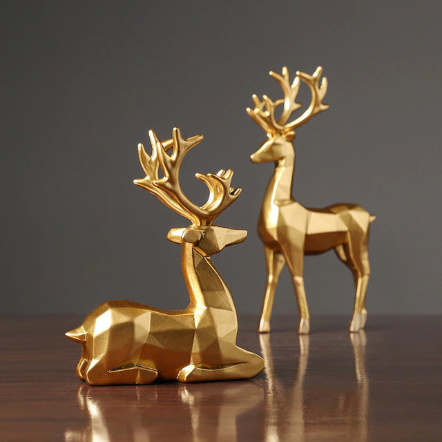 Christmas Reindeer Figurine Include 1 Year Manufacturer's Warranty.