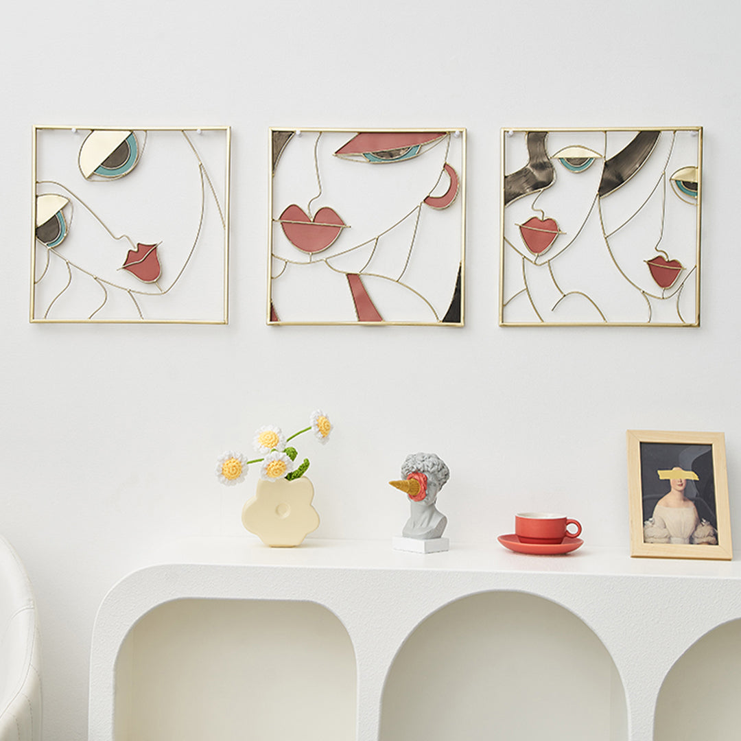 Gold Metal Wall Decor