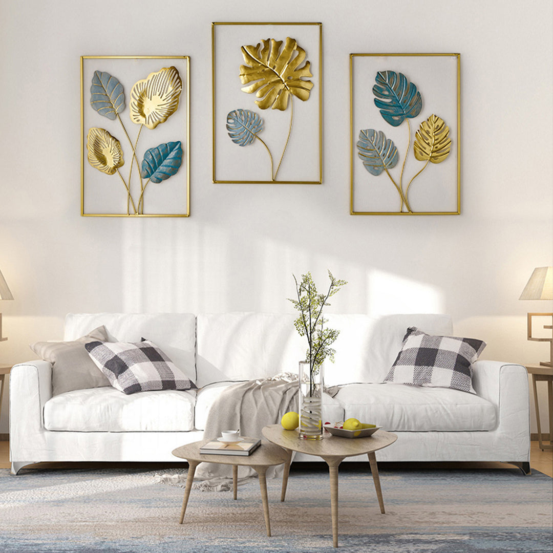 Gold Metal Wall Decor
