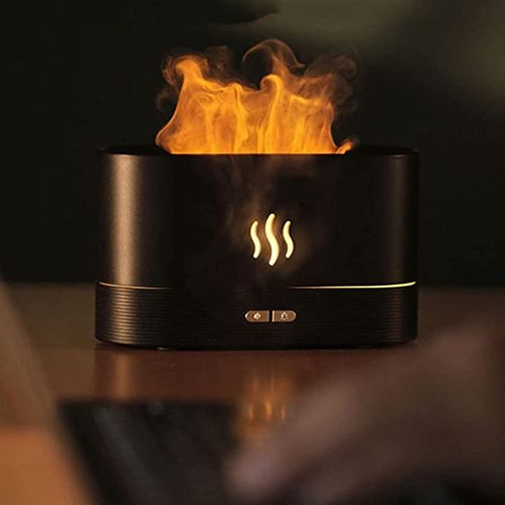 Bonfire Lamp Diffuser is able to accommodate 250 ml of water.