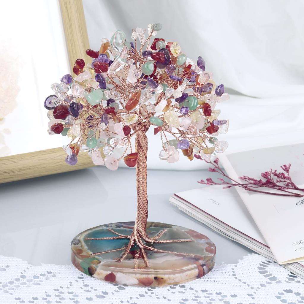 Mini Crystal Tree Sizes: 11x8cm-13x10cm (Tree)