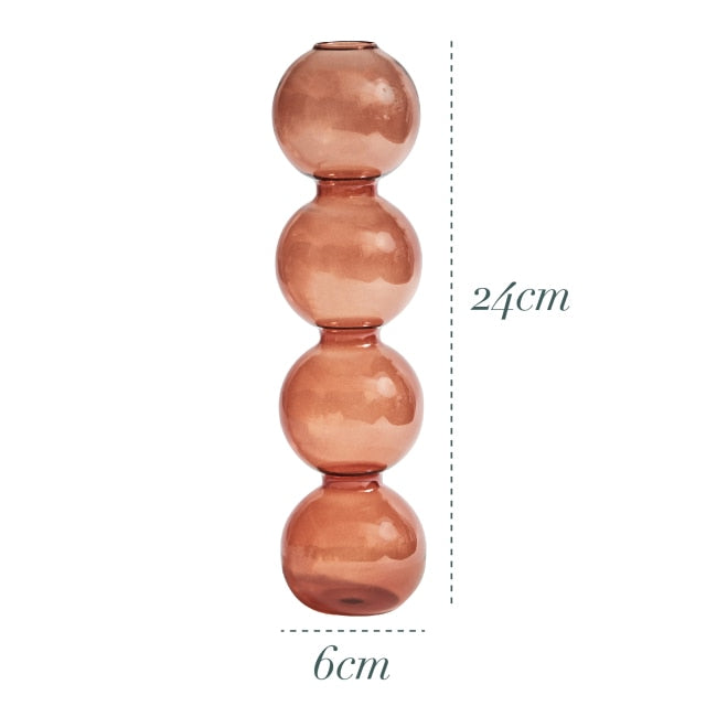 Glass Candlestick Holder