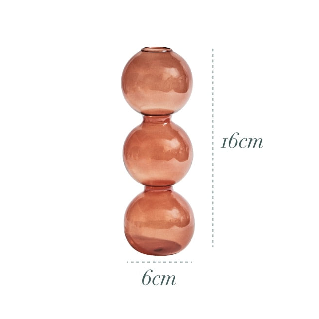 Glass Candlestick Holder