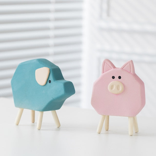 Cartoon Animal Statue perfect for household decoration or party, festival, cafe props, and great gift for your friends and family.