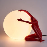 Statue Deco Lamp Exquisite Curves and Details