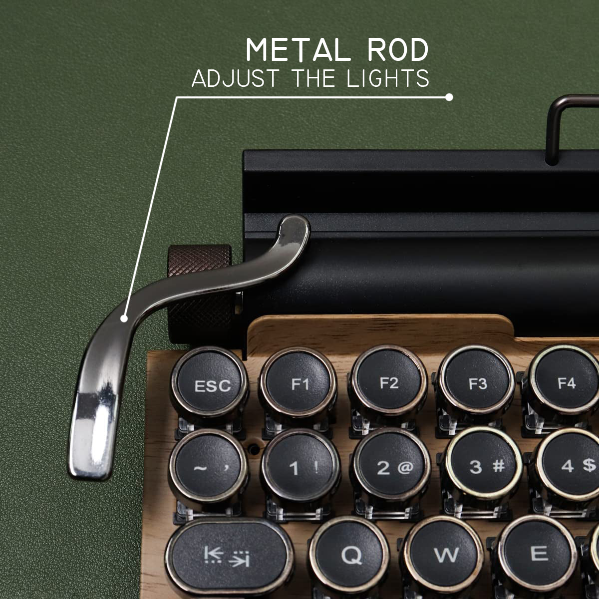 Retro Typewriter Keyboard Shipment Protected by InsureShield™