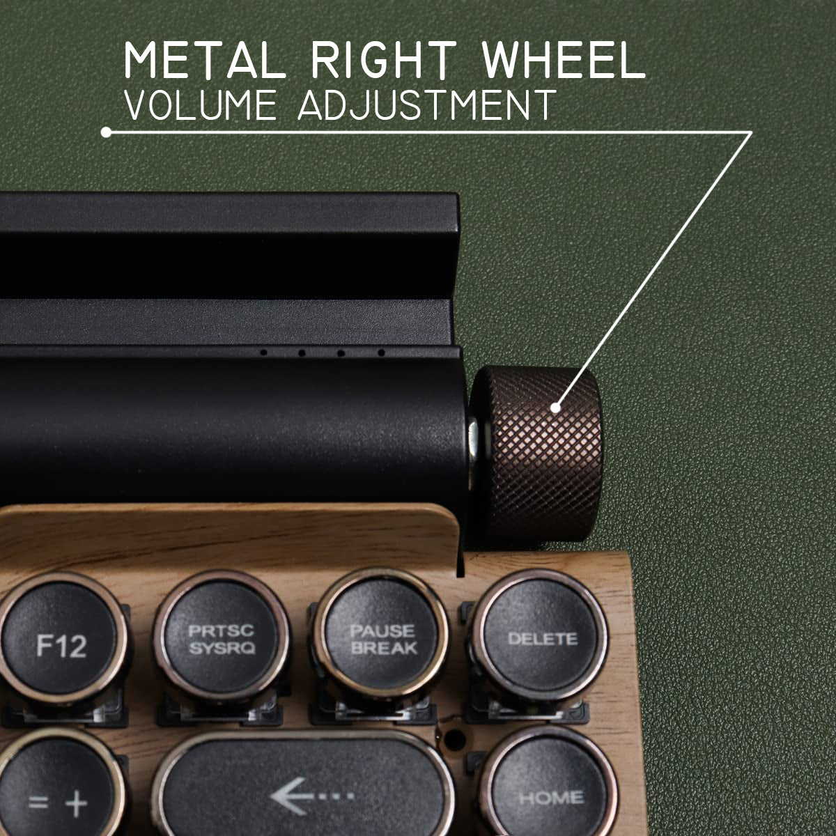 Retro Typewriter Keyboard with High-quality Materials