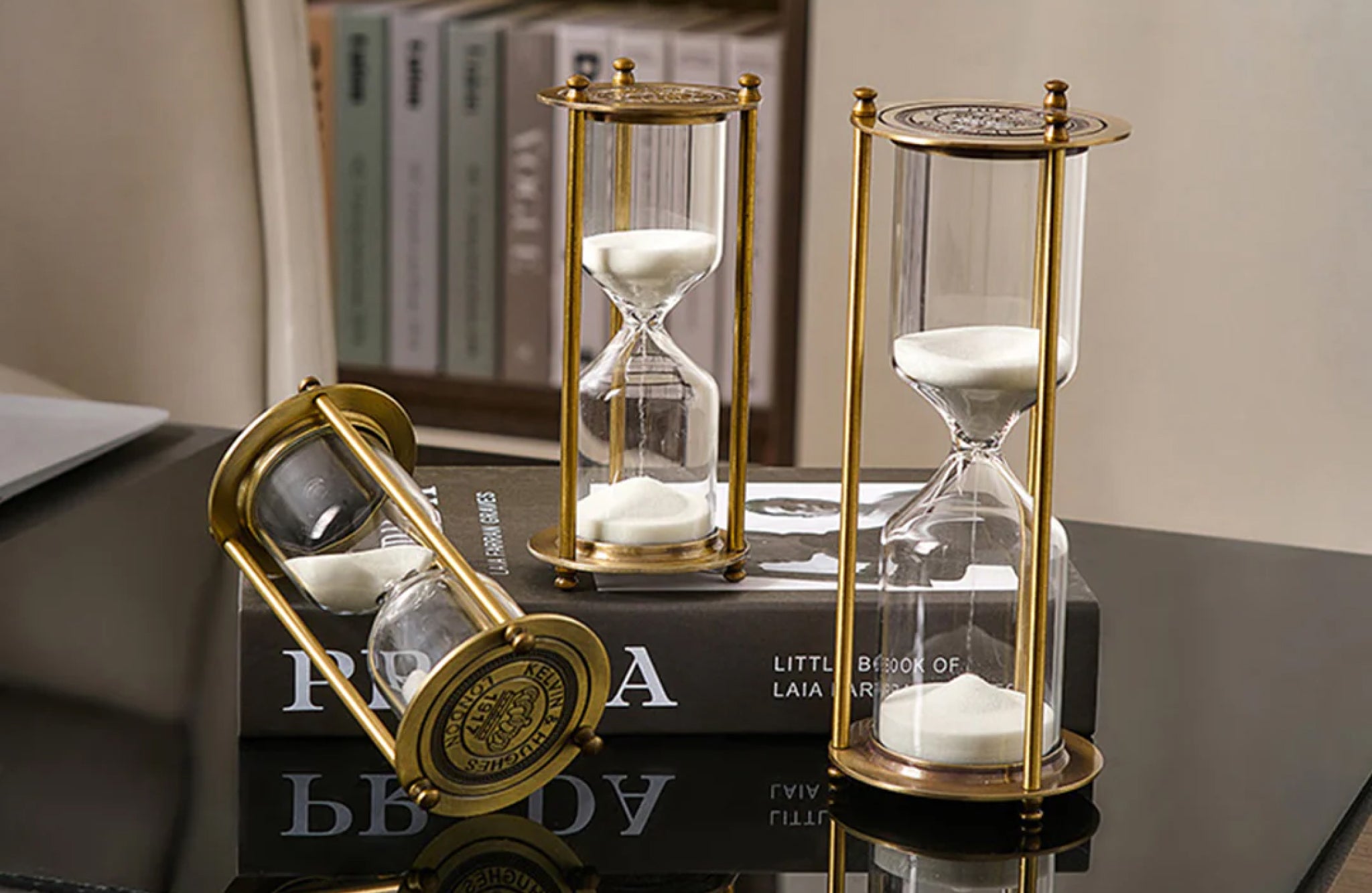 Brass Hourglass: When Vintage Beauty Meet Timeless Function