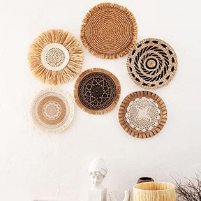 Bamboo Wall Basket Decor Set