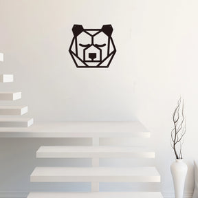 Bear Silhouette Metal Wall Art