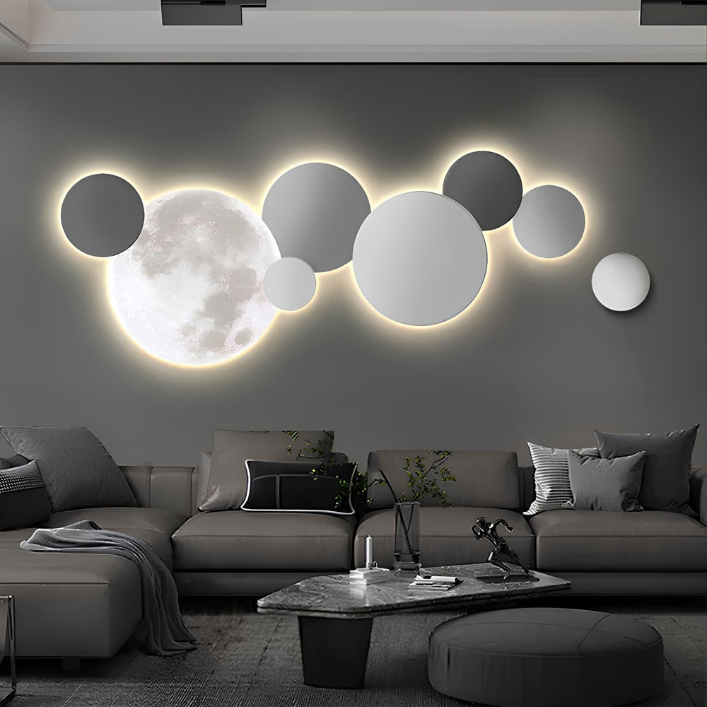Lunar Glow Modern LED Wall Art | Premium Materials | Best Gift Choice