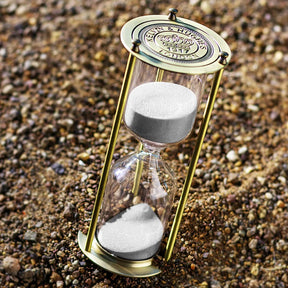 Brass Hourglass is crafted from premium materials, resulting in sturdy construction.