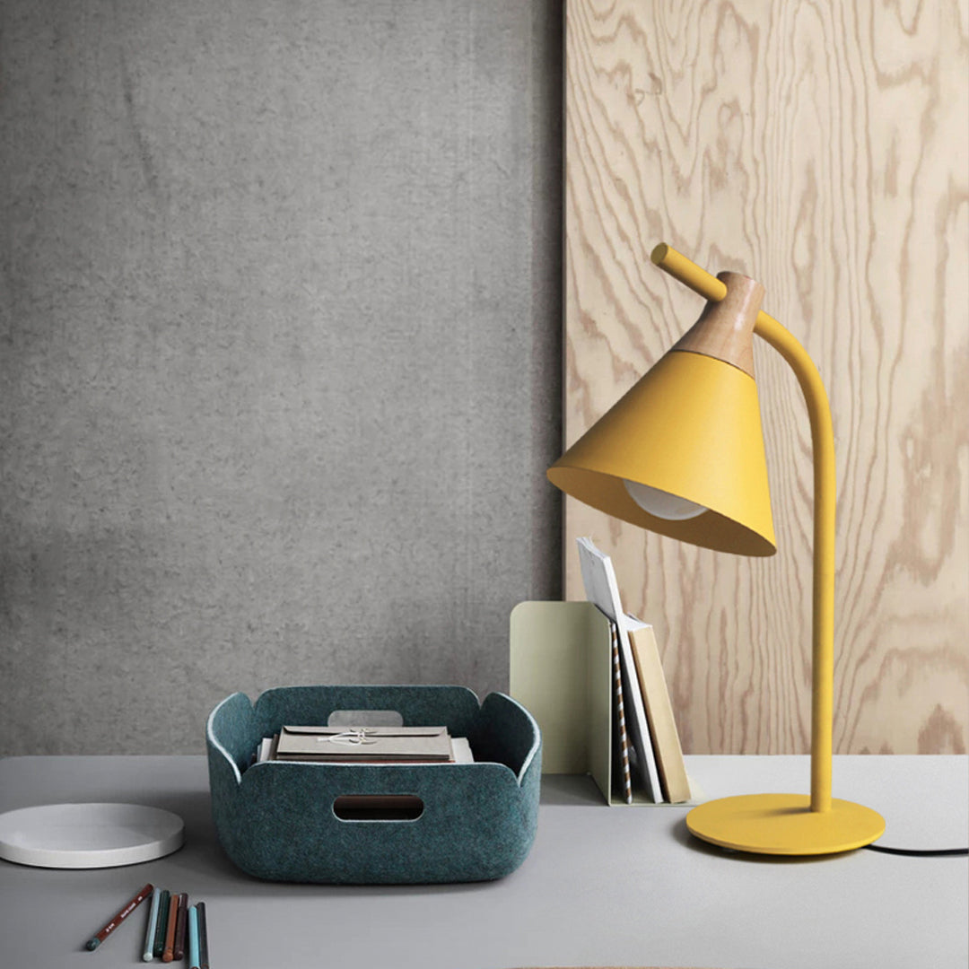 Audela Macaroon Table Lamp color Yellow.