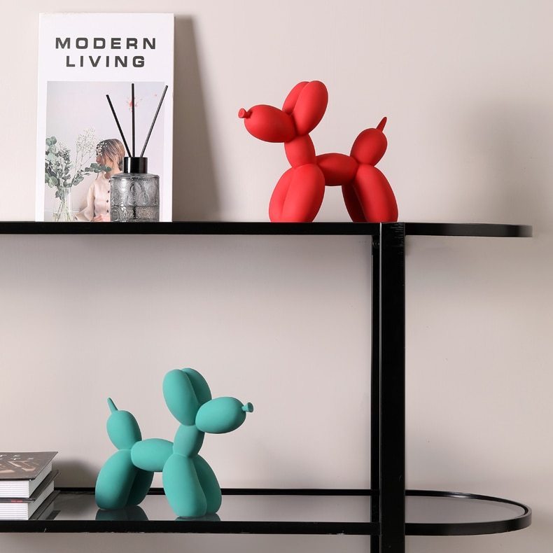 Caslon Balloon Dog Statue This adorable dog statue is made of premium-grade poly resin and painted with a soft matte finish.