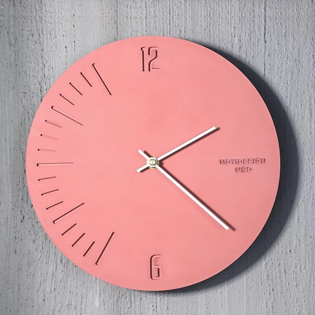 Cement Wall Clock for a a fashionable statement.