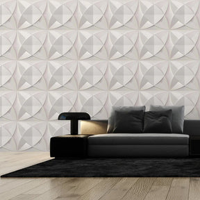 Flower Circle 3D PVC Wall Panel 360° Product Test & Quality Inspection.